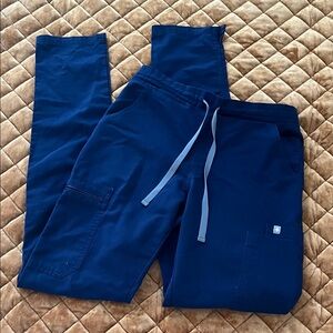 Womens Navy Blue figs scrub pants